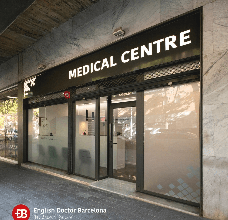 English doctor barcelona office