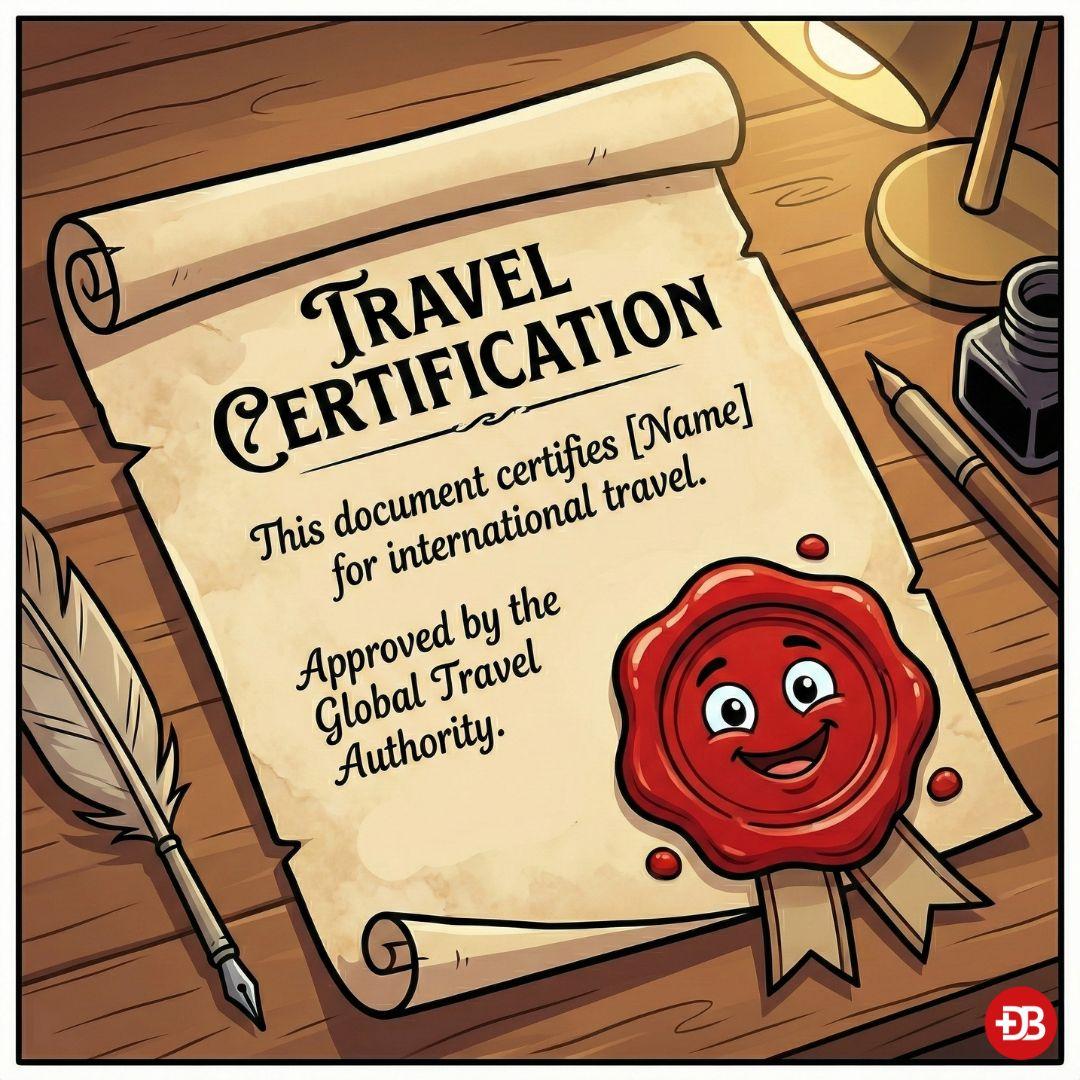Travel certification edb