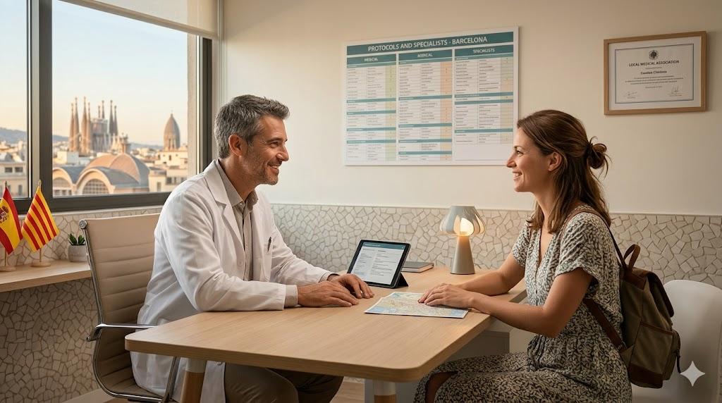 English-speaking doctor barcelona consultation — sick in barcelona what to do